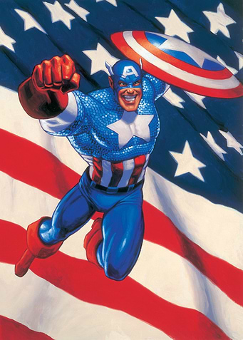 Captain America Flag