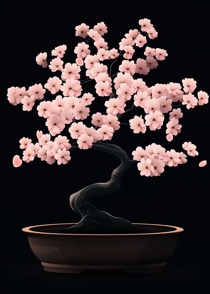 Pink Cherry Blossom Bonsai