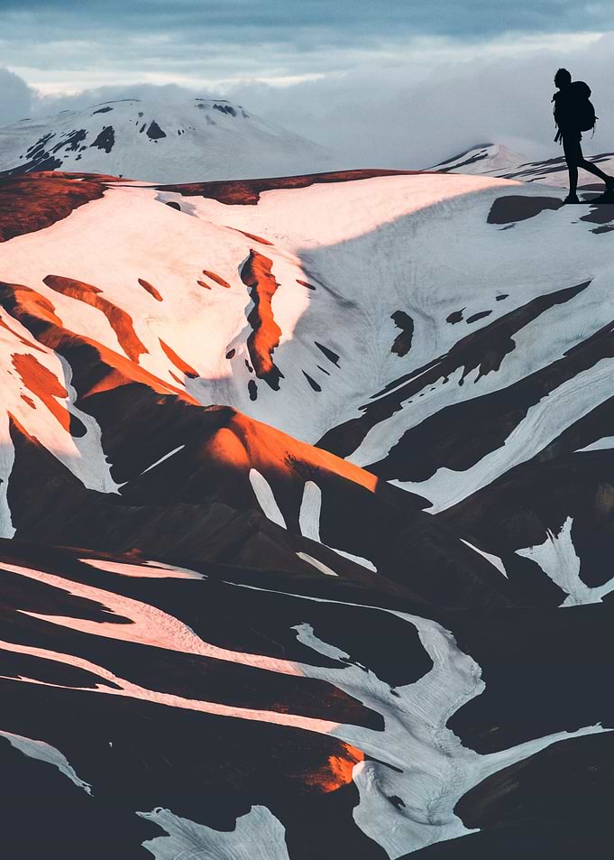 Snowy Mountain Landscape