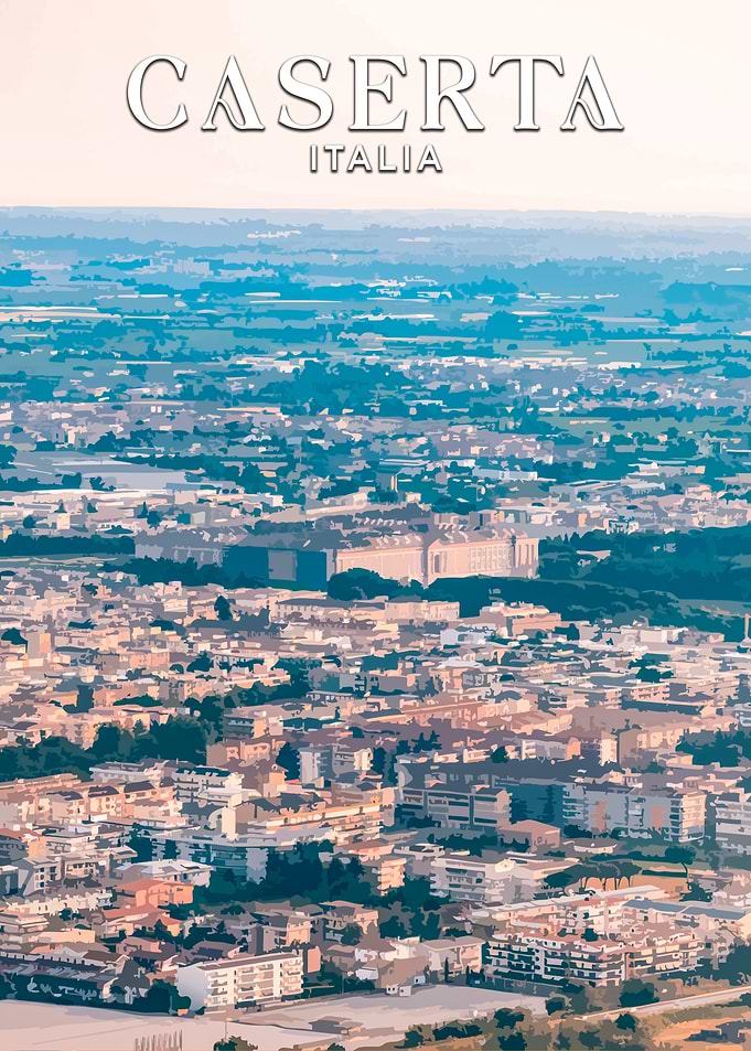 Caserta, Italy Aerial View