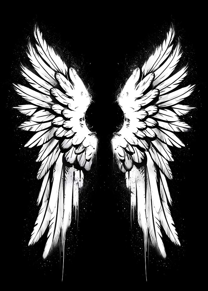 White Angel Wings