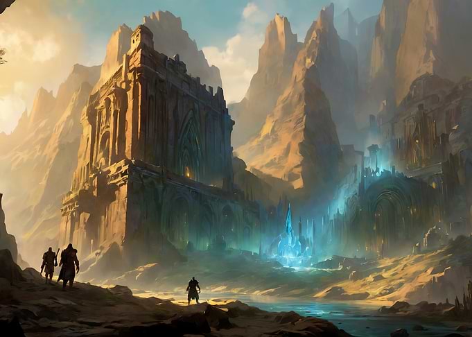 Fantasy Desert City