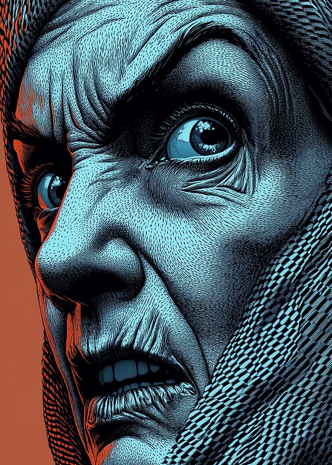 Angry Woman Portrait