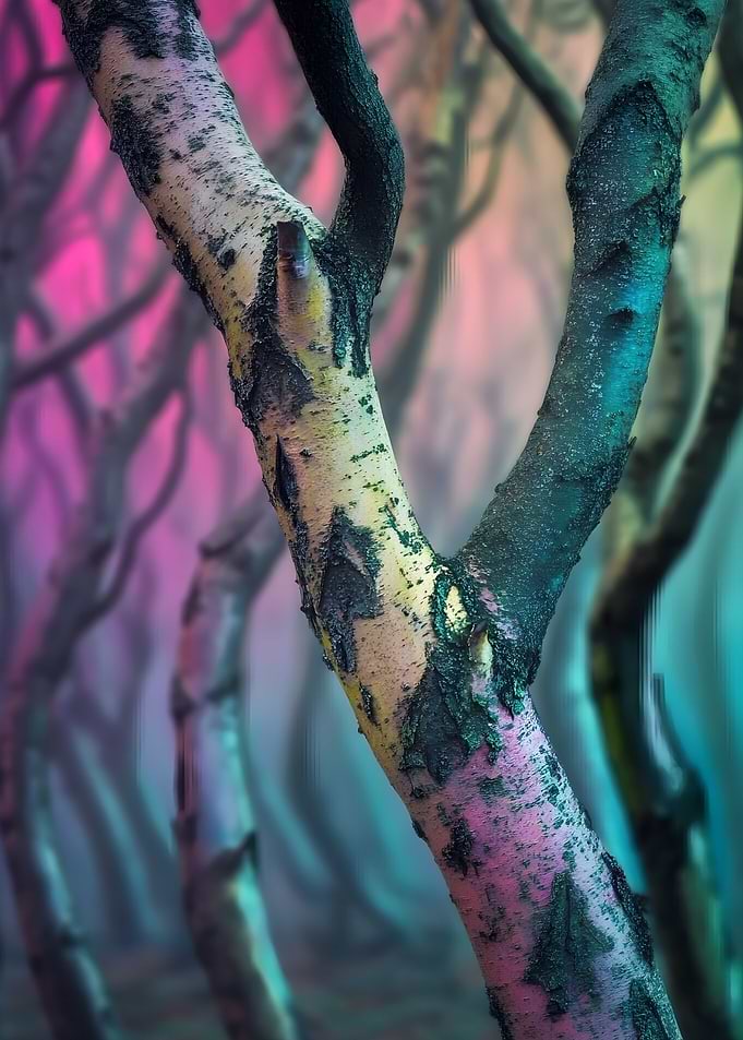 Surrealism A forest where each tree has Art