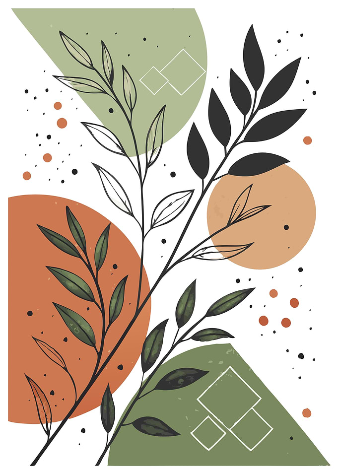 Abstract Floral Art