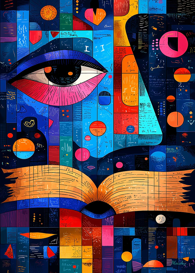 Expressionist Geometry Knowledge – Vibrant