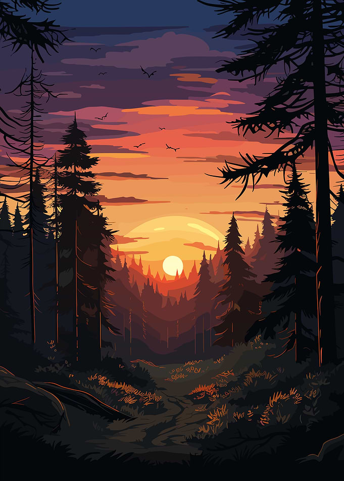 Forest Sunset