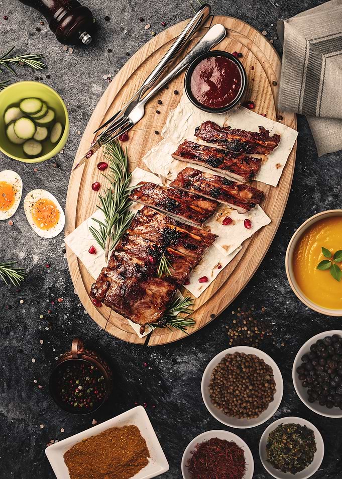 Grilled Ribs with Spices