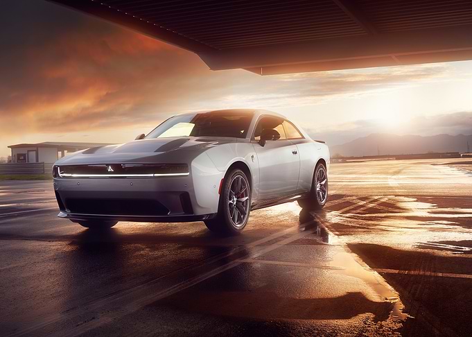 Silver Dodge Challenger
