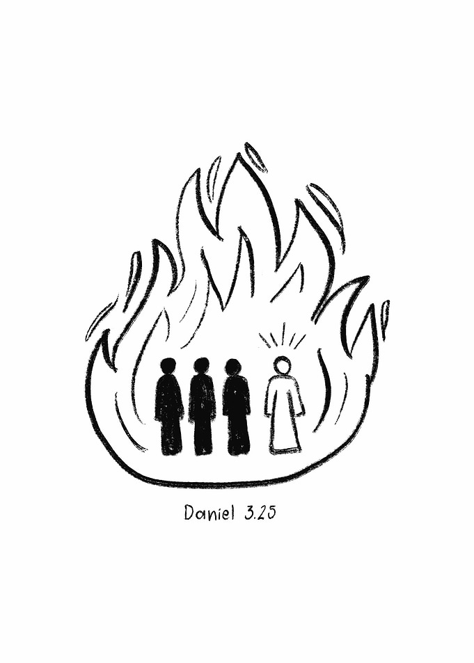 Another in the fire Daniel 3:25