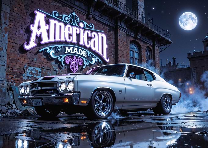 Classic American Muscle Car