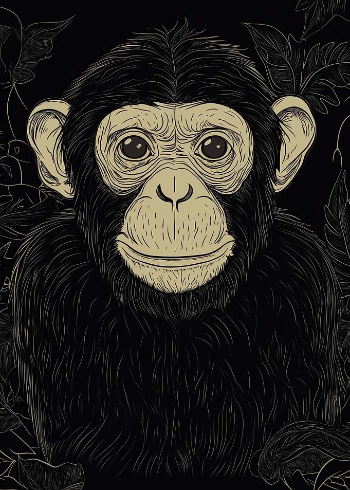 Chimpanzee Portrait