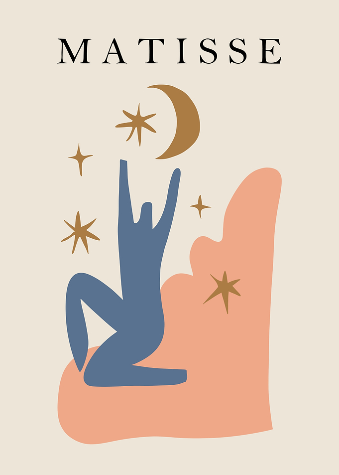 Matisse Inspired Art Print