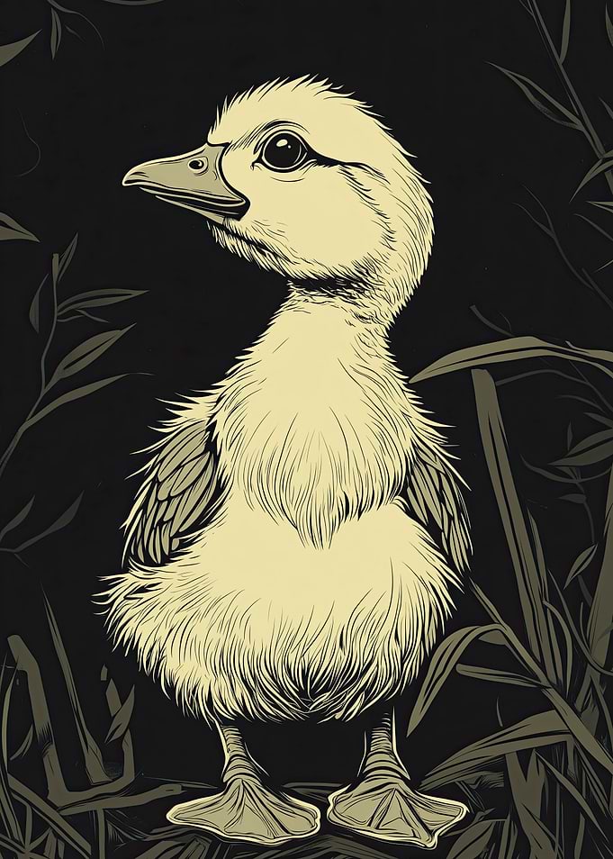 Duckling Illustration