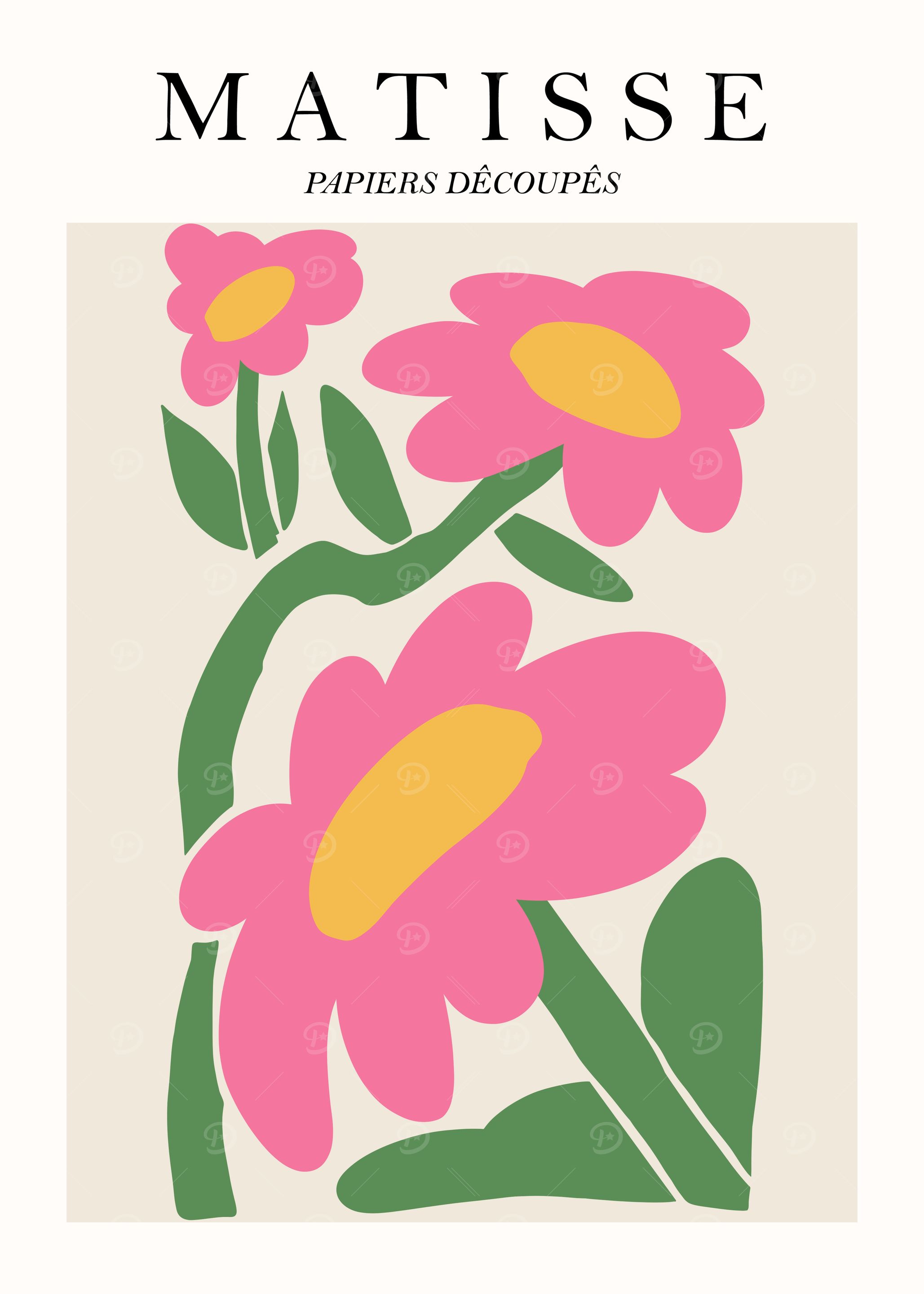 Matisse Flower Cutout