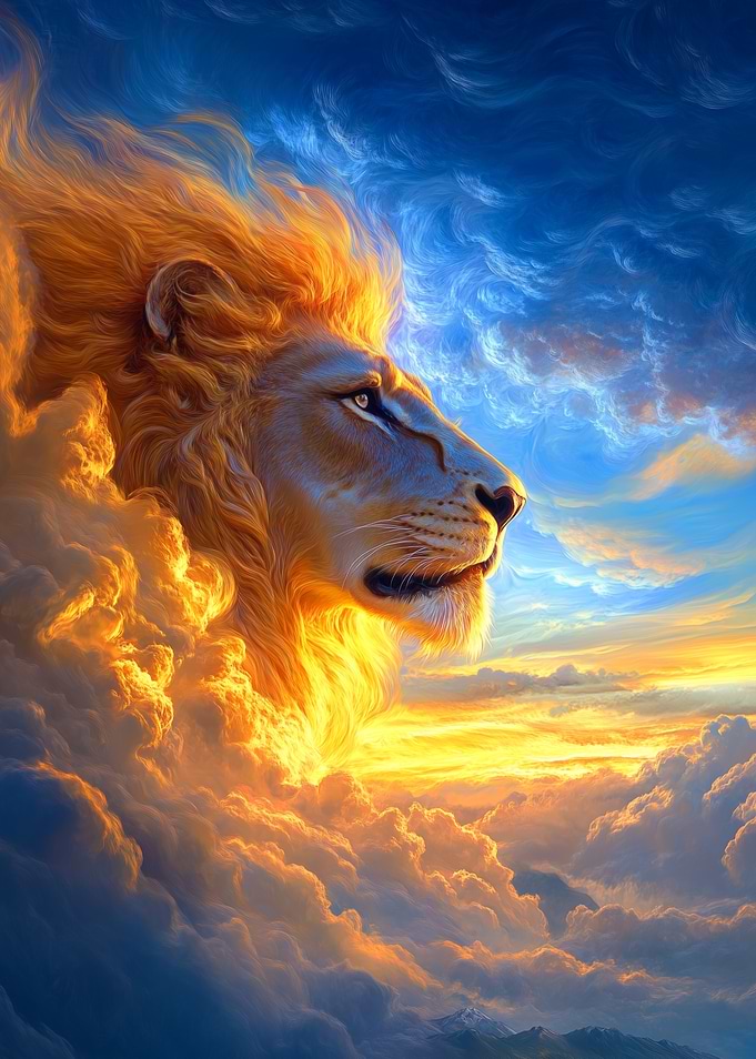 Lion in the Clouds