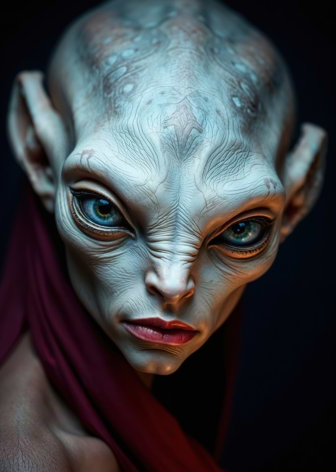 Alien Portrait - close up face