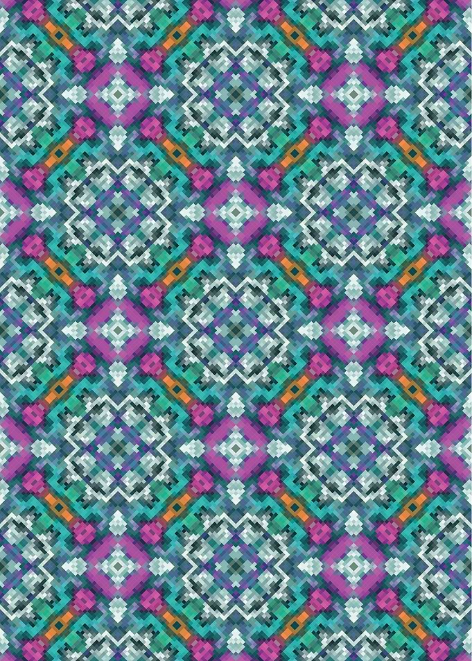 Geometric Pixel Pattern