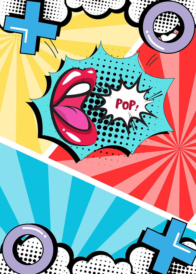 Pop Art Comic Design