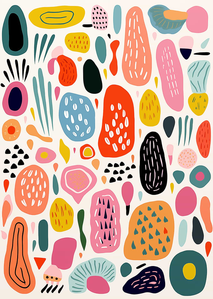 Abstract Colorful Shapes
