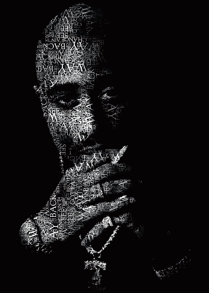 Word Art Portrait