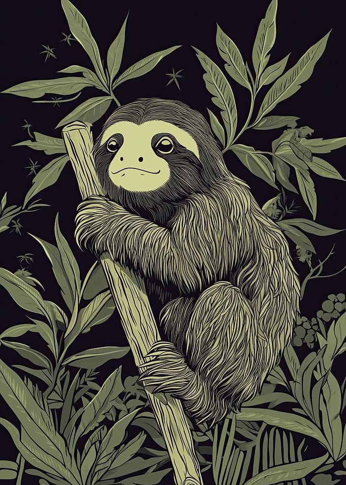 Sloth in Jungle