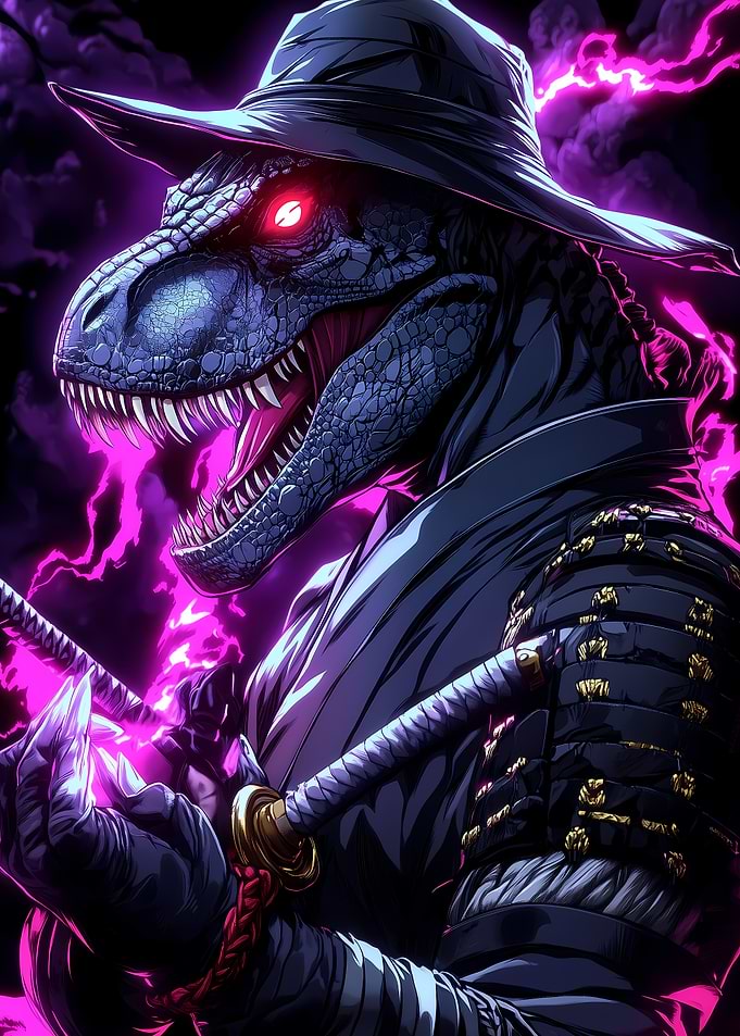 T-rex Raptor Ninja Animal