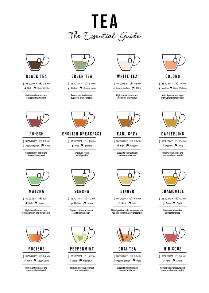 Tea Guide Essential Types
