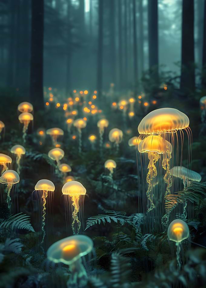 Surrealism A forest Poster Art
