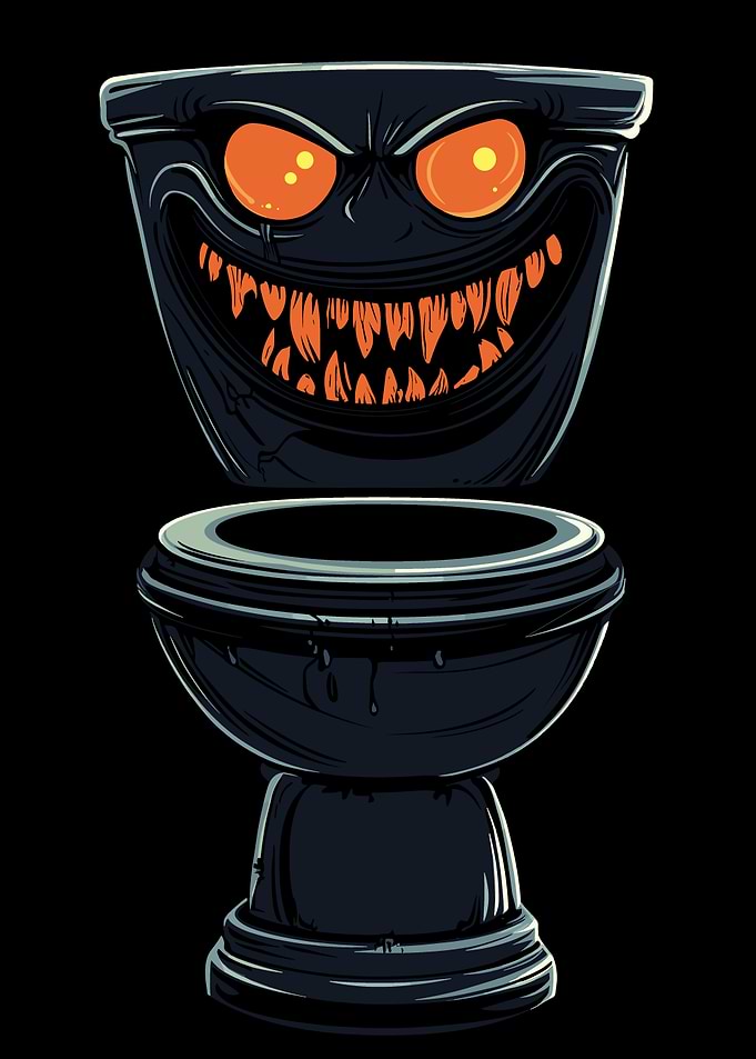 Evil Toilet Monster