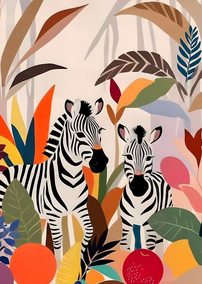 A Couple of Zebras