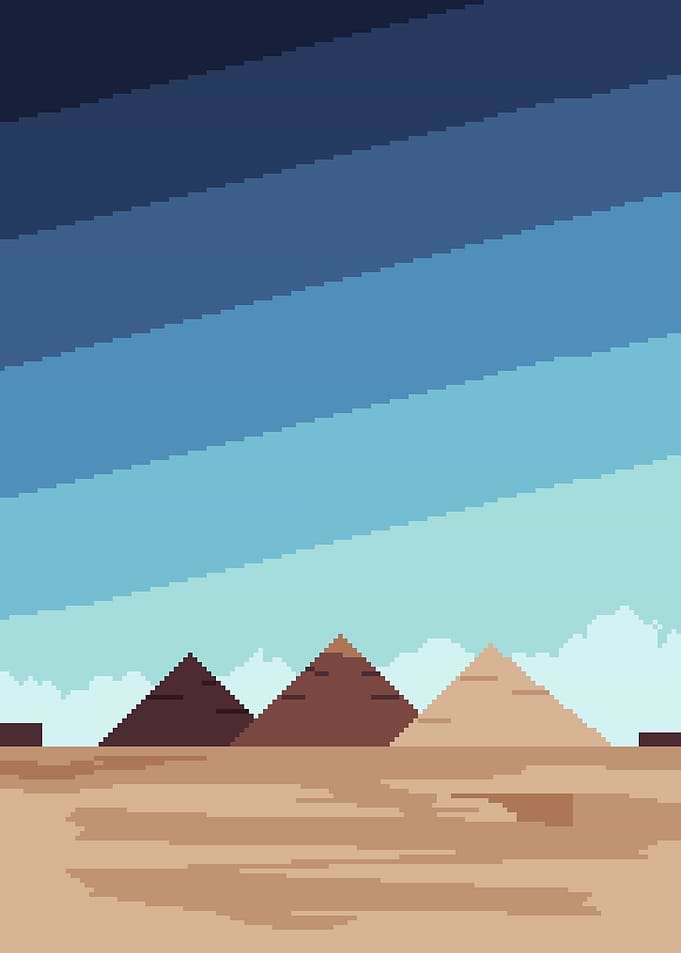 Pixel Art Pyramids