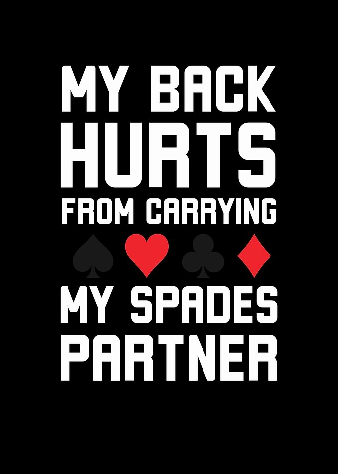 My Back Hurts Card Player