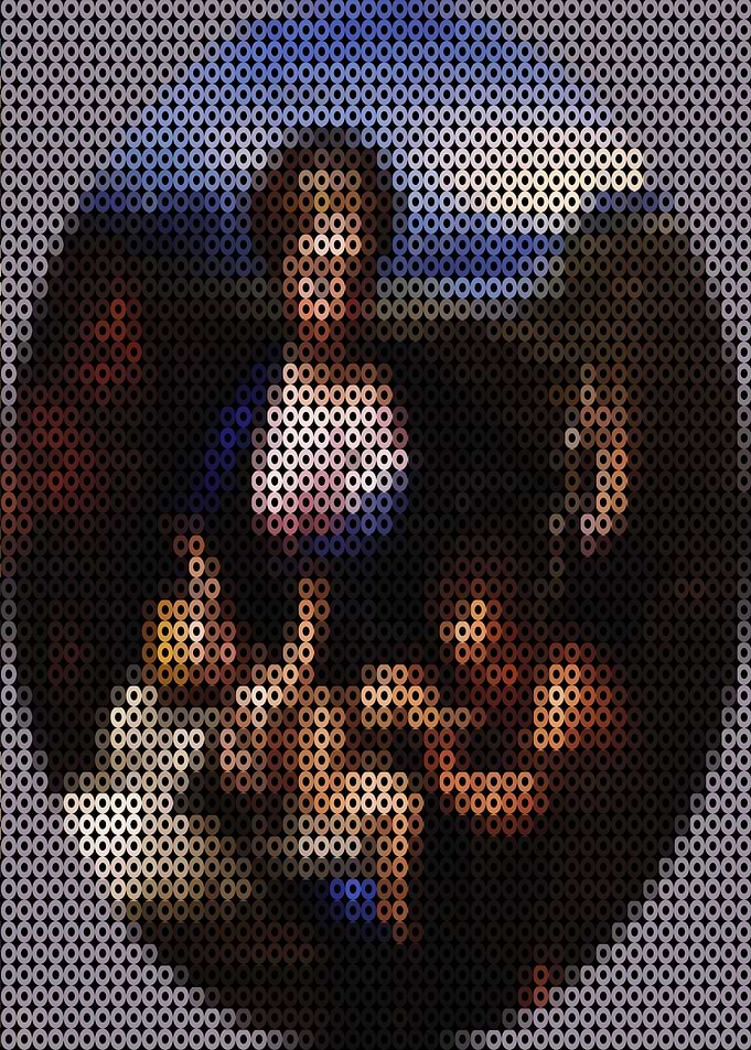 Mona Lisa Pixel Art