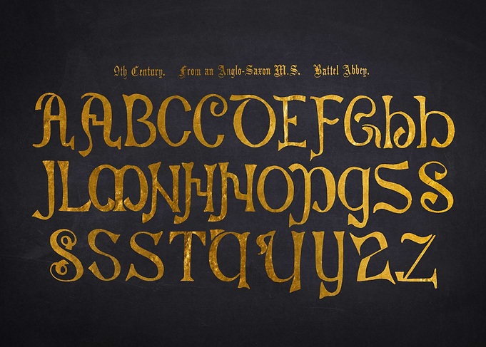 Anglo Saxon Alphabet