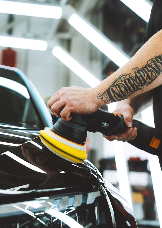 Car Detailing with Polisher