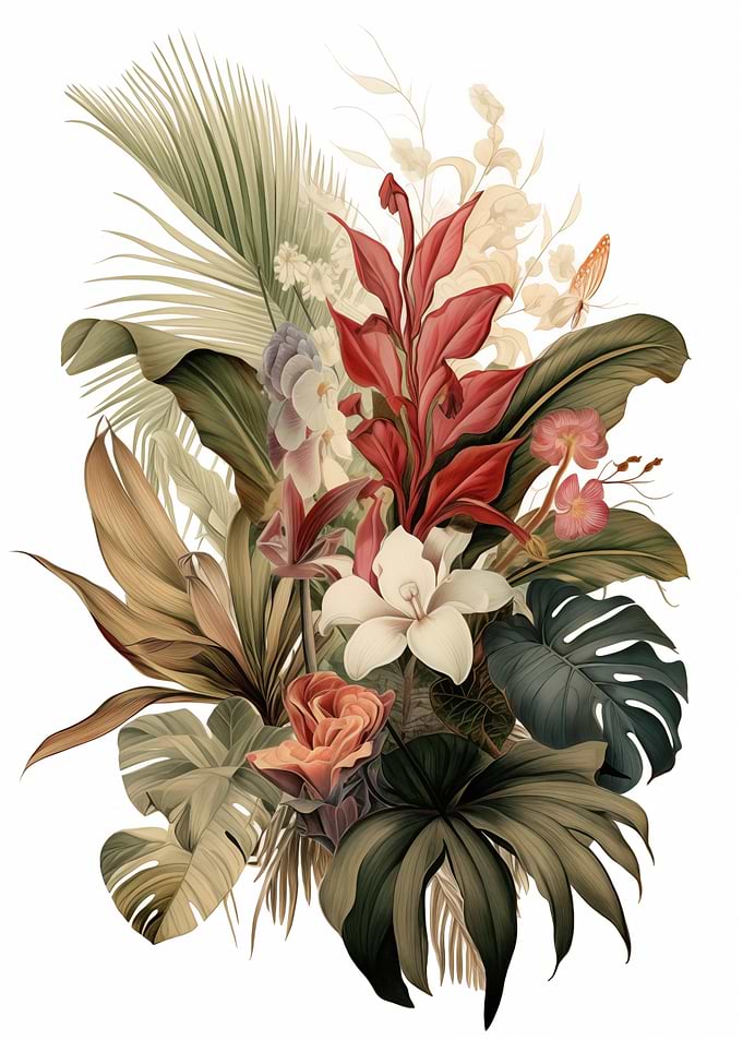 Tropical Floral Bouquet