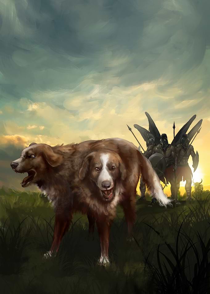 Orthrus, the Guardian of Geryon’s Farm