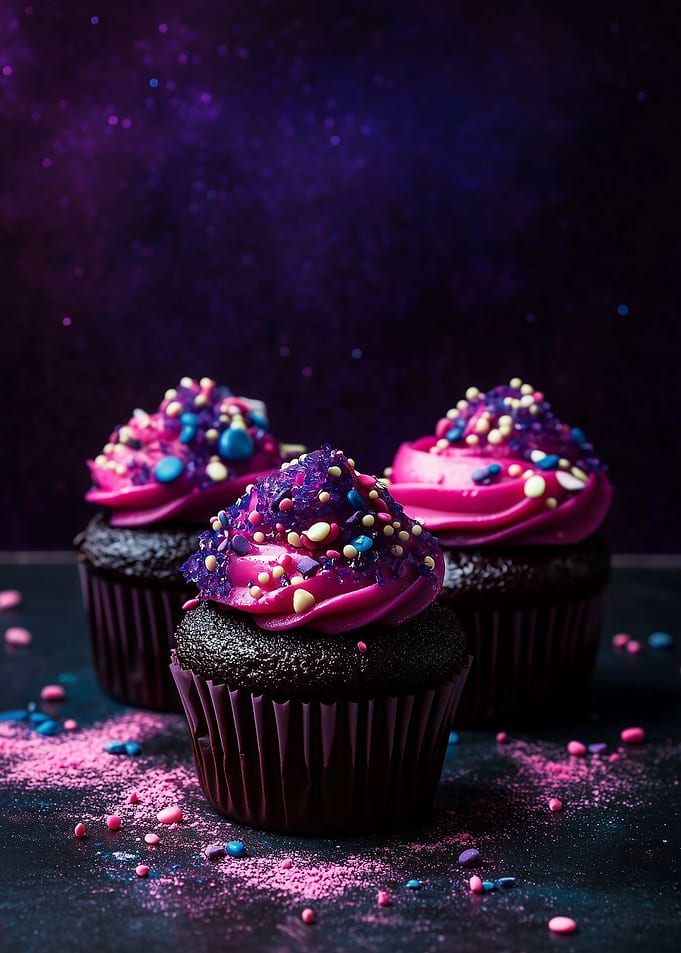 Galaxy Cupcakes