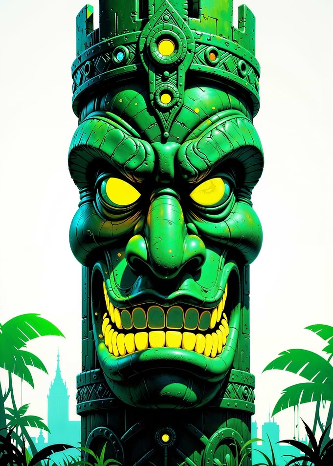 Green Tiki Idol