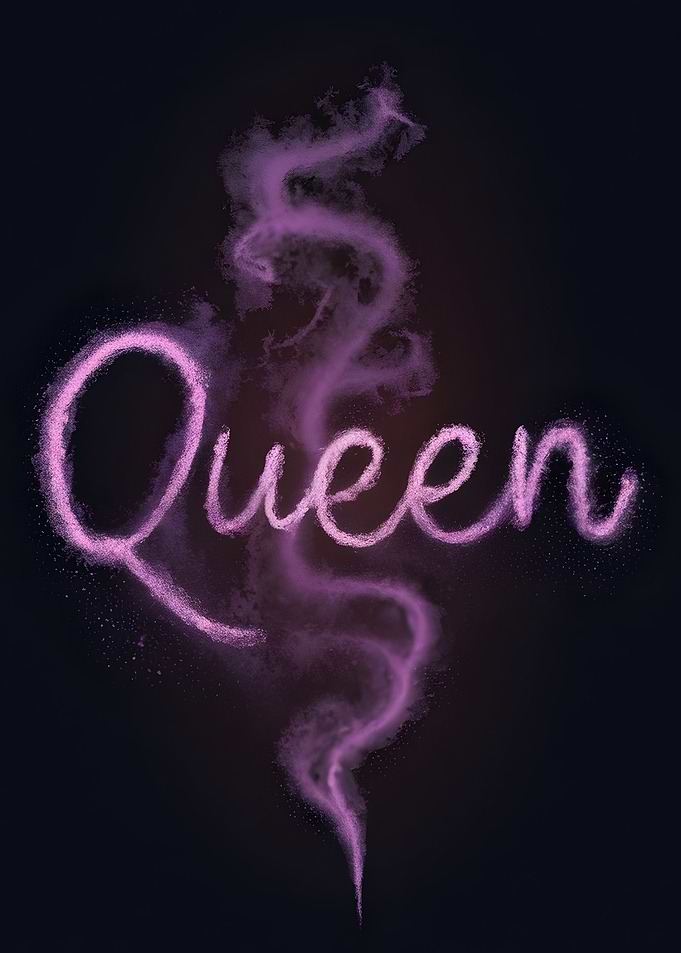 Queen in purple Smoke