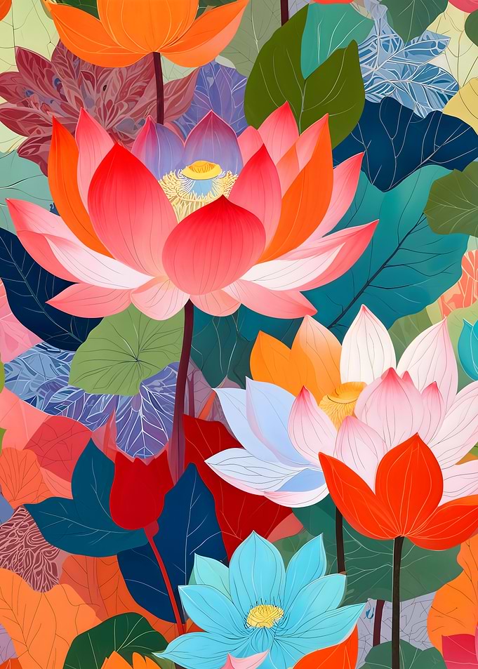 The Enchanted Lotus Garden