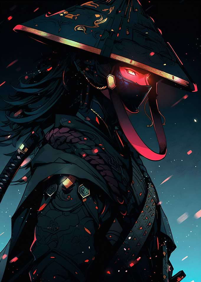 Cyberpunk Samurai
