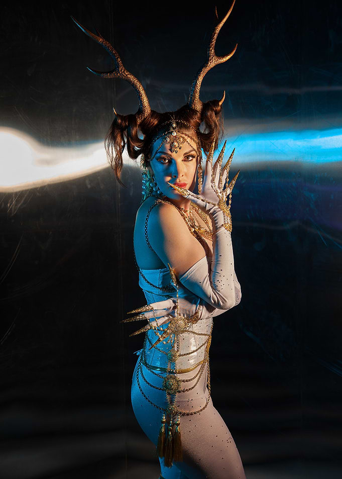 Golden Antler Woman