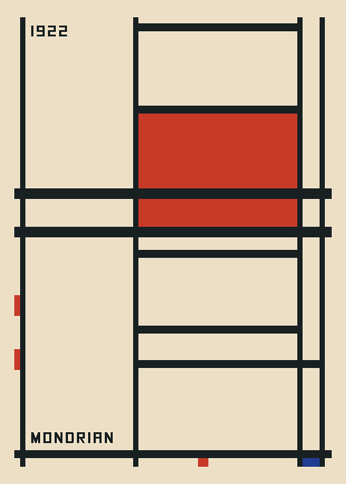 Mondrian Abstract Art