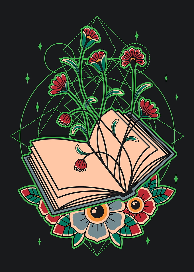 Floral Book Illustration