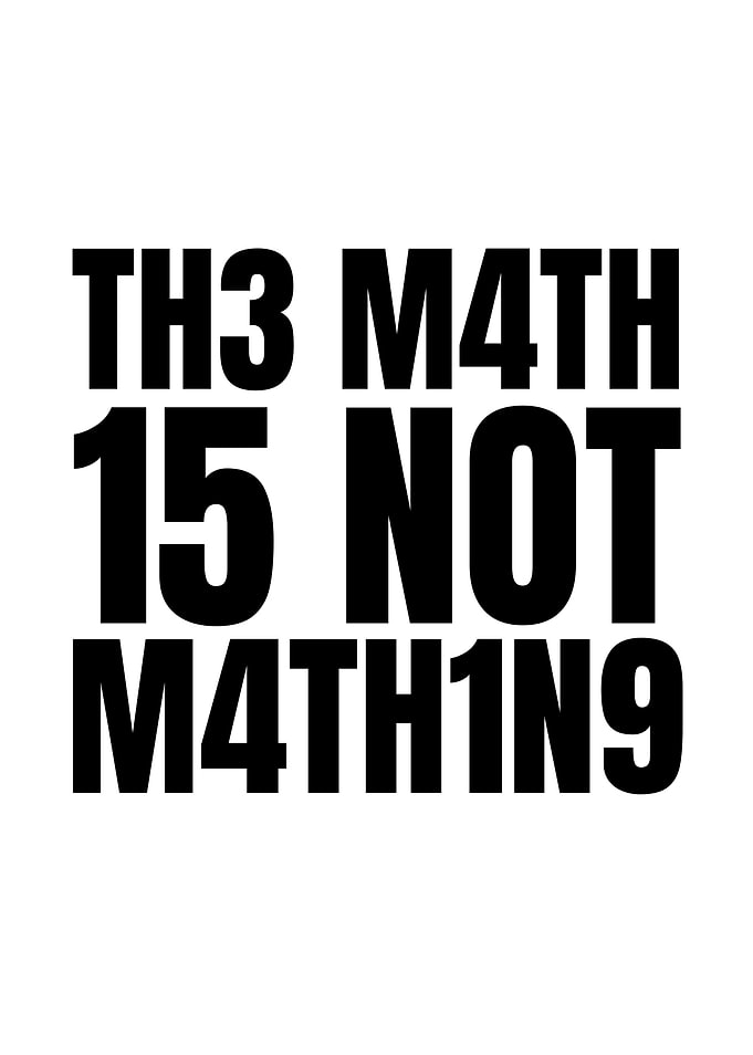 Math Pun Poster