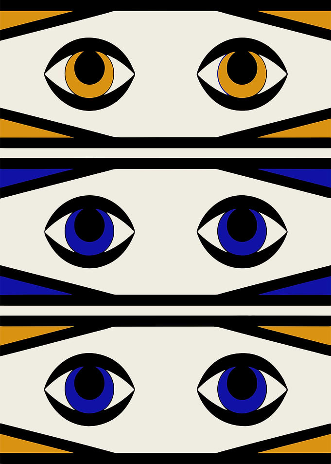 Abstract Geometric Eyes