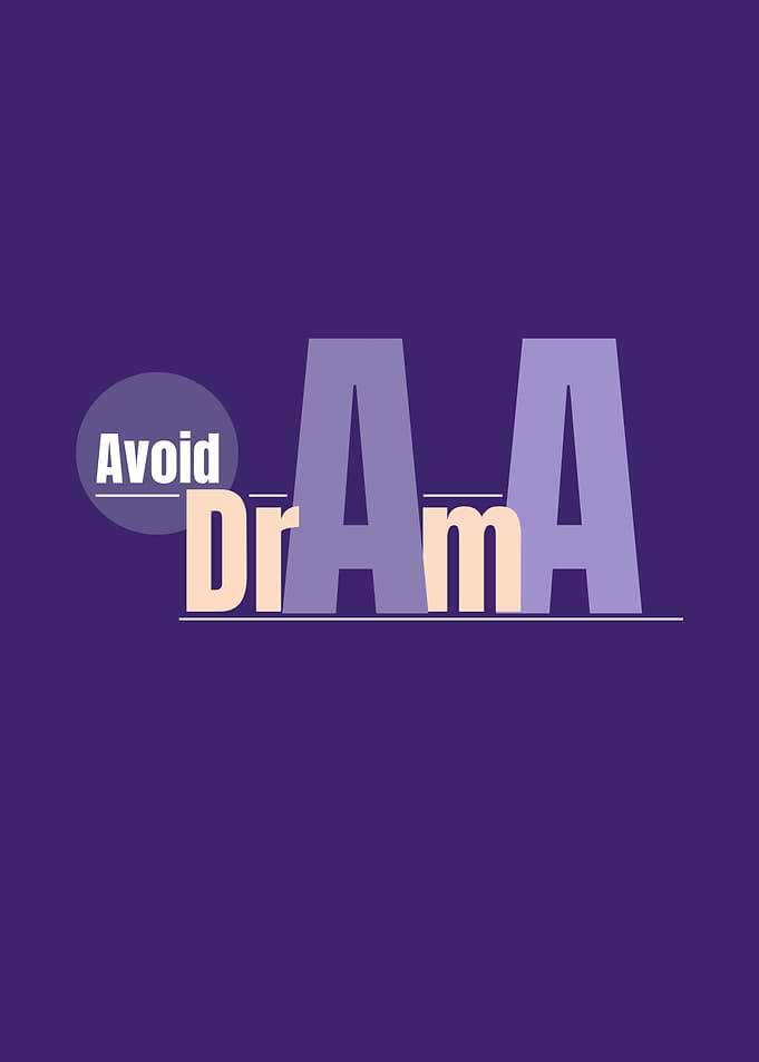 Avoid Drama Poster