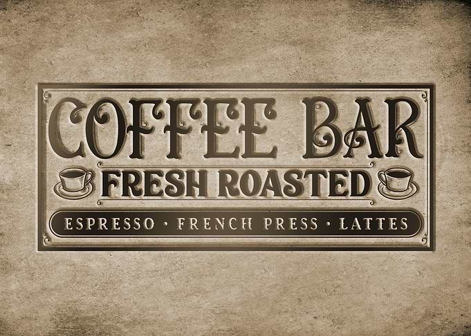 Coffee Bar Sign